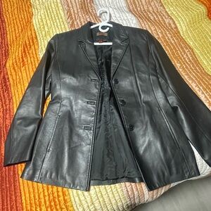Danier women leather jacket